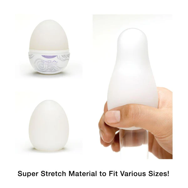 Tenga Egg Cloudy mini masturbator jajko - obrazek 2