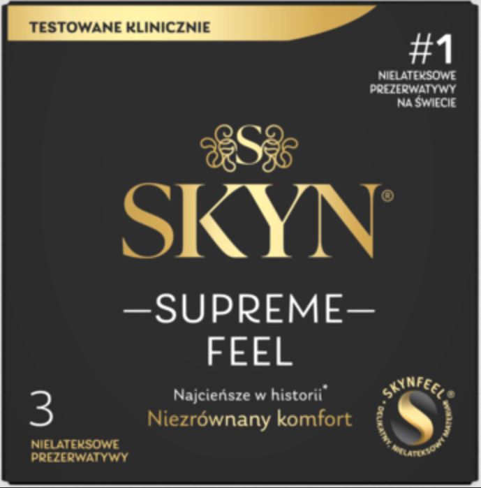 Prezerwatywy SKYN Supreme Feel 3szt