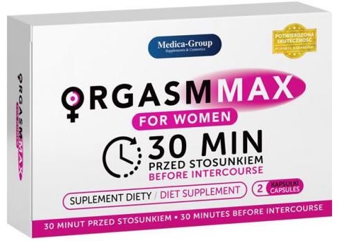 Kapsułki OrgasmMax dla kobiet Medica