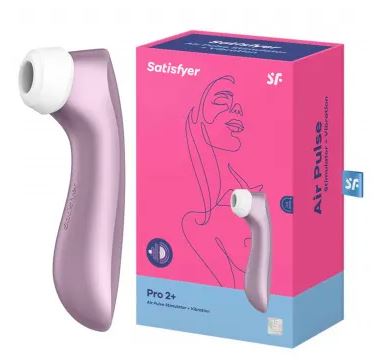 Bezdotykowy masażer łechtaczki Satisfyer Pro 2+ fioletowy USB 16 cm