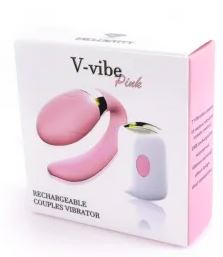 Stymulator V Vibe różowy silikonowy USB z pilotem B Series Smart - obrazek 5